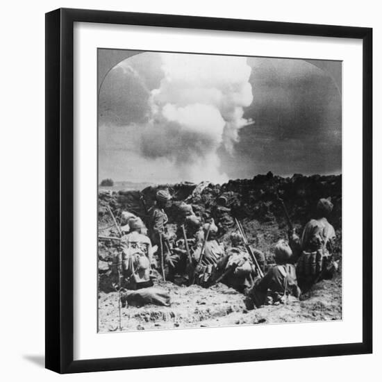 Indian Bombers Holding an Important Trench Near Neuve Chapelle, France, World War I, C1914-C1918-null-Framed Photographic Print