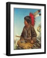 Indian Boy at Fort Snelling, 1862-Thomas Waterman Wood-Framed Giclee Print