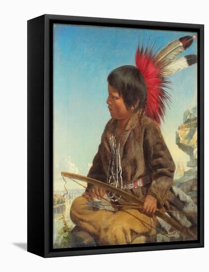 Indian Boy at Fort Snelling, 1862-Thomas Waterman Wood-Framed Stretched Canvas