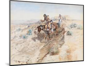 Indian Braves, 1899-Charles Marion Russell-Mounted Giclee Print