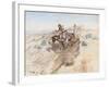 Indian Braves, 1899-Charles Marion Russell-Framed Giclee Print