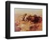 Indian Buffalo Hunt-Charles Marion Russell-Framed Art Print