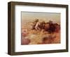 Indian Buffalo Hunt-Charles Marion Russell-Framed Art Print