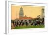 Indian Building and Santa Fe Station, Albuquerque, New Mexico, C.1920-30-null-Framed Giclee Print