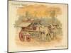 Indian Bullock Cart-null-Mounted Giclee Print