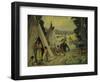 Indian Camp-Eanger Irving Couse-Framed Giclee Print