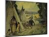 Indian Camp-Eanger Irving Couse-Mounted Giclee Print
