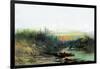 Indian Camp-Albert Bierstadt-Framed Art Print