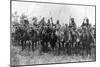 Indian Cavalry after their Charge, Somme, France, First World War, 14 July 1916-null-Mounted Giclee Print