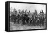 Indian Cavalry after their Charge, Somme, France, First World War, 14 July 1916-null-Framed Stretched Canvas