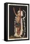 Indian Ceremonial, Wisconsin Dells-null-Framed Stretched Canvas