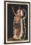 Indian Ceremonial, Wisconsin Dells-null-Framed Art Print
