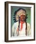 Indian Chief White Eagle-Charles Shreyvogel-Framed Art Print