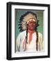 Indian Chief White Eagle-Charles Shreyvogel-Framed Art Print