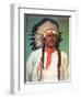 Indian Chief White Eagle-Charles Shreyvogel-Framed Art Print