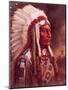 Indian Chief-Frank Humphris-Mounted Giclee Print