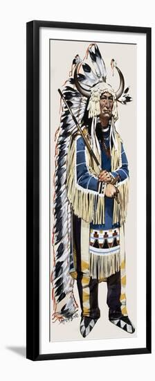 Indian Chief-Mcbride-Framed Premium Giclee Print