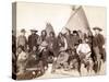 Indian chiefs and U.S. Officials at Pine Ridge, 1891-John C. H. Grabill-Stretched Canvas