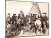 Indian chiefs and U.S. Officials at Pine Ridge, 1891-John C. H. Grabill-Mounted Photographic Print