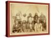 Indian Chiefs Who Counciled with Gen. Miles and Setteled [Sic] the Indian War -- Standing Bull-null-Stretched Canvas