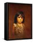 Indian Child with Tear-Grace Carpenter Hudson-Framed Stretched Canvas
