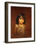 Indian Child with Tear-Grace Carpenter Hudson-Framed Giclee Print