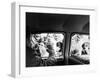 Indian children looking into puppeteer Bil Baird's car, March 1962.-James Burke-Framed Premium Photographic Print