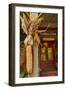 Indian Corn at Entrance to the Historic Story Inn, Story, Indiana-Chuck Haney-Framed Photographic Print