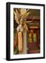 Indian Corn at Entrance to the Historic Story Inn, Story, Indiana-Chuck Haney-Framed Photographic Print