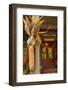 Indian Corn at Entrance to the Historic Story Inn, Story, Indiana-Chuck Haney-Framed Photographic Print