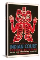 Indian Court Poster-null-Stretched Canvas