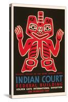 Indian Court Poster-null-Stretched Canvas