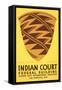Indian Court Poster-null-Framed Stretched Canvas