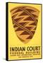 Indian Court Poster-null-Framed Stretched Canvas