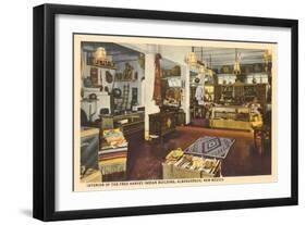 Indian Crafts, Albuquerque, New Mexico-null-Framed Art Print