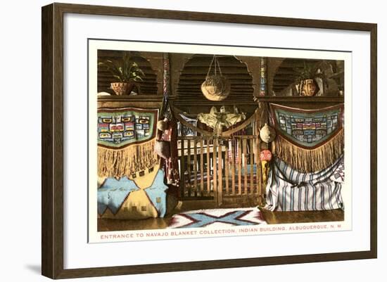 Indian Crafts, Albuquerque, New Mexico-null-Framed Art Print