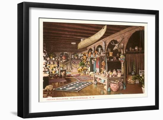 Indian Crafts, Albuquerque, New Mexico-null-Framed Art Print