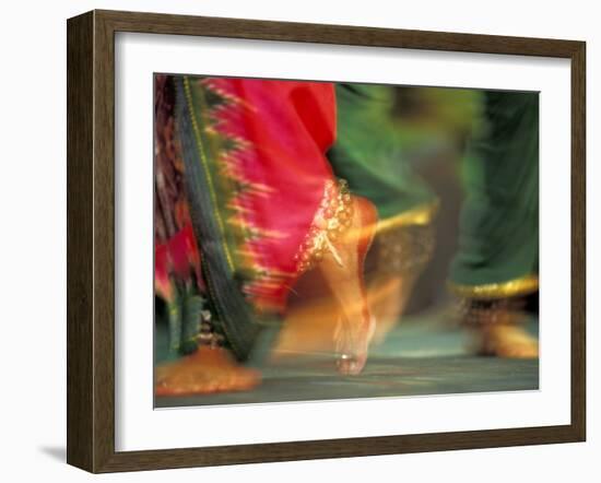 Indian Cultural Dances, Port of Spain, Trinidad, Caribbean-Greg Johnston-Framed Photographic Print