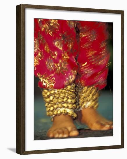 Indian Cultural Dances, Port of Spain, Trinidad, Caribbean-Greg Johnston-Framed Photographic Print