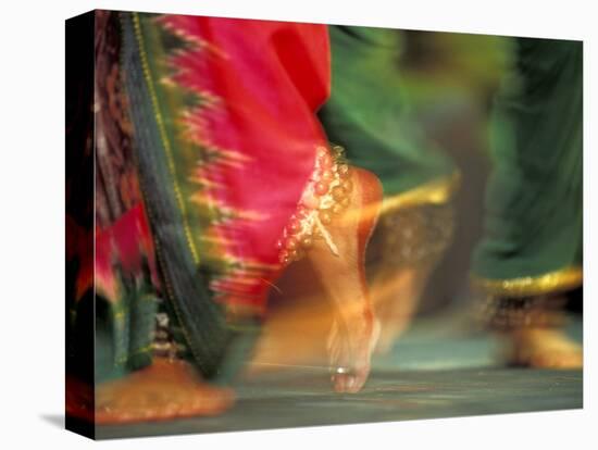 Indian Cultural Dances, Port of Spain, Trinidad, Caribbean-Greg Johnston-Stretched Canvas