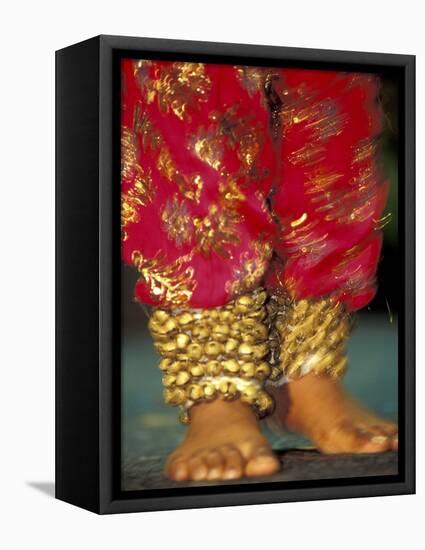 Indian Cultural Dances, Port of Spain, Trinidad, Caribbean-Greg Johnston-Framed Stretched Canvas