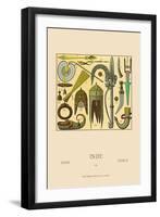 Indian Cultural Objects-Racinet-Framed Art Print