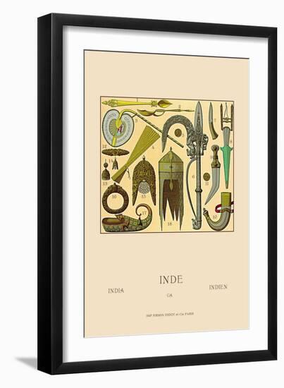 Indian Cultural Objects-Racinet-Framed Art Print