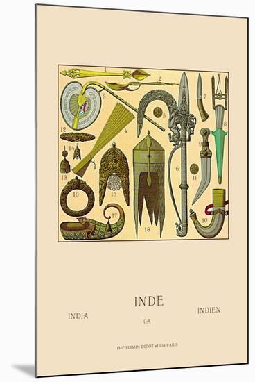 Indian Cultural Objects-Racinet-Mounted Art Print