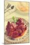 Indian Curry Chicken. Popular Indian Dish on Dining Table in Retro Vintage Style.-szefei-Mounted Photographic Print