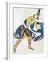 Indian Dance' (La Marquise De Casat), 1912-Leon Bakst-Framed Giclee Print