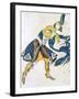 Indian Dance' (La Marquise De Casat), 1912-Leon Bakst-Framed Giclee Print