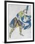 Indian Dance (La Marquise De Casat), 1912-Léon Bakst-Framed Giclee Print