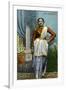 Indian Dancing Girl, India, Early 20th Century-null-Framed Giclee Print