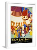 Indian Days Banff-null-Framed Art Print